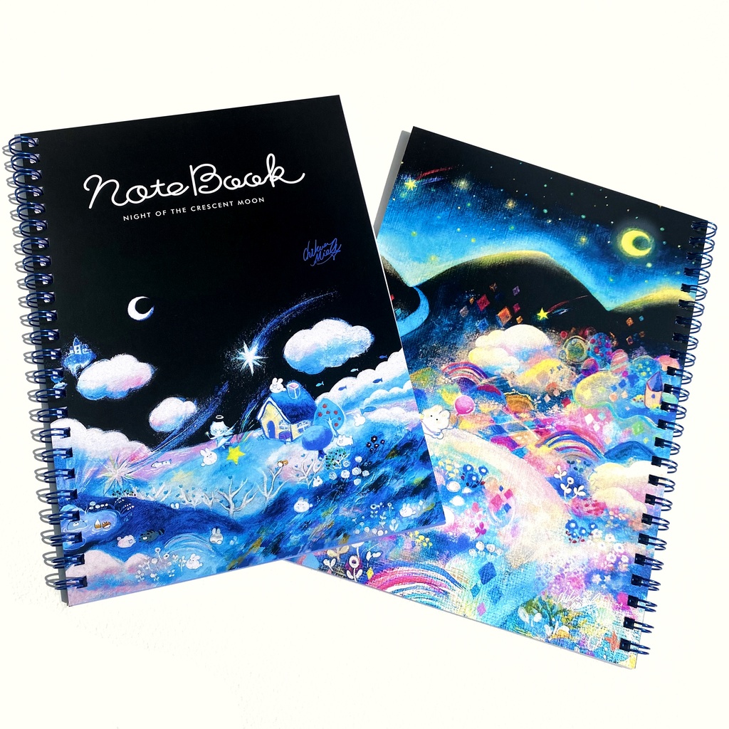 三日月の夜のリングノート