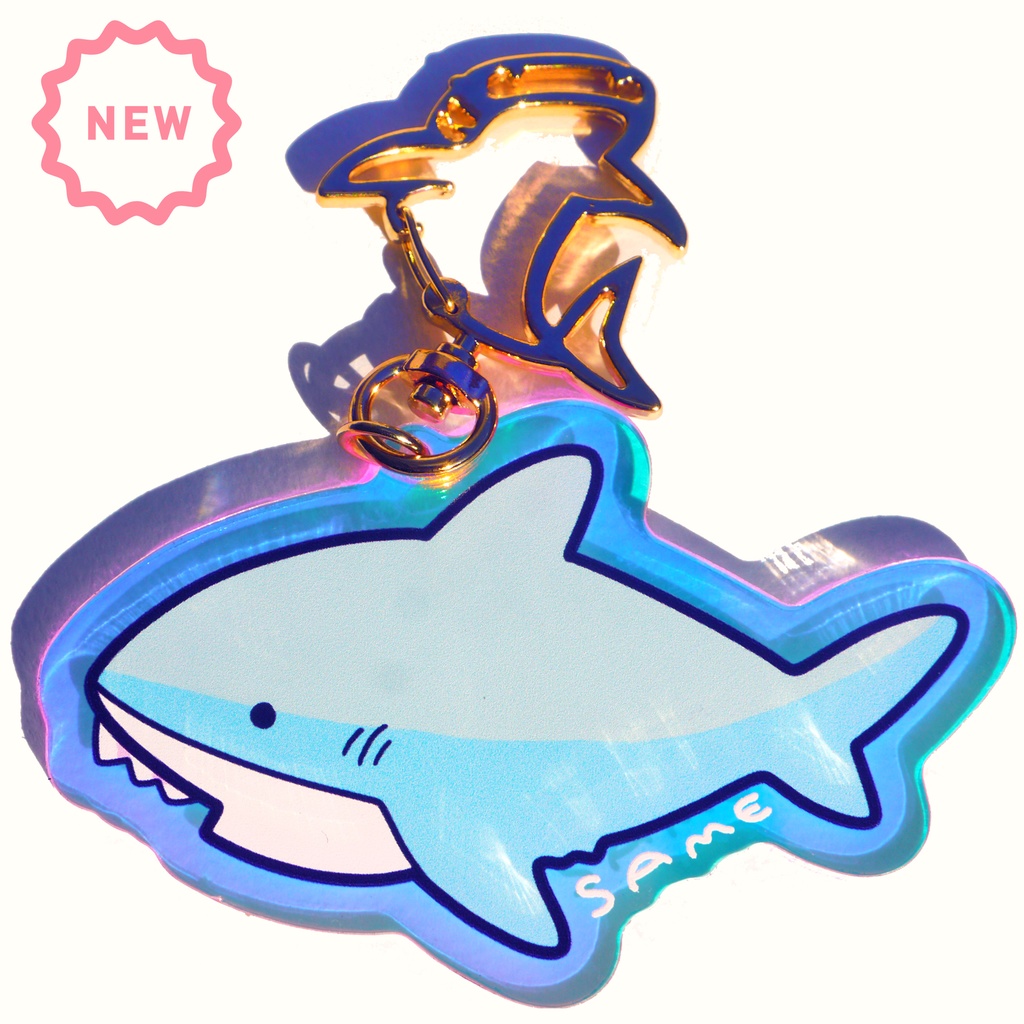 サメちゃん ホログラムアクリルキーホルダー