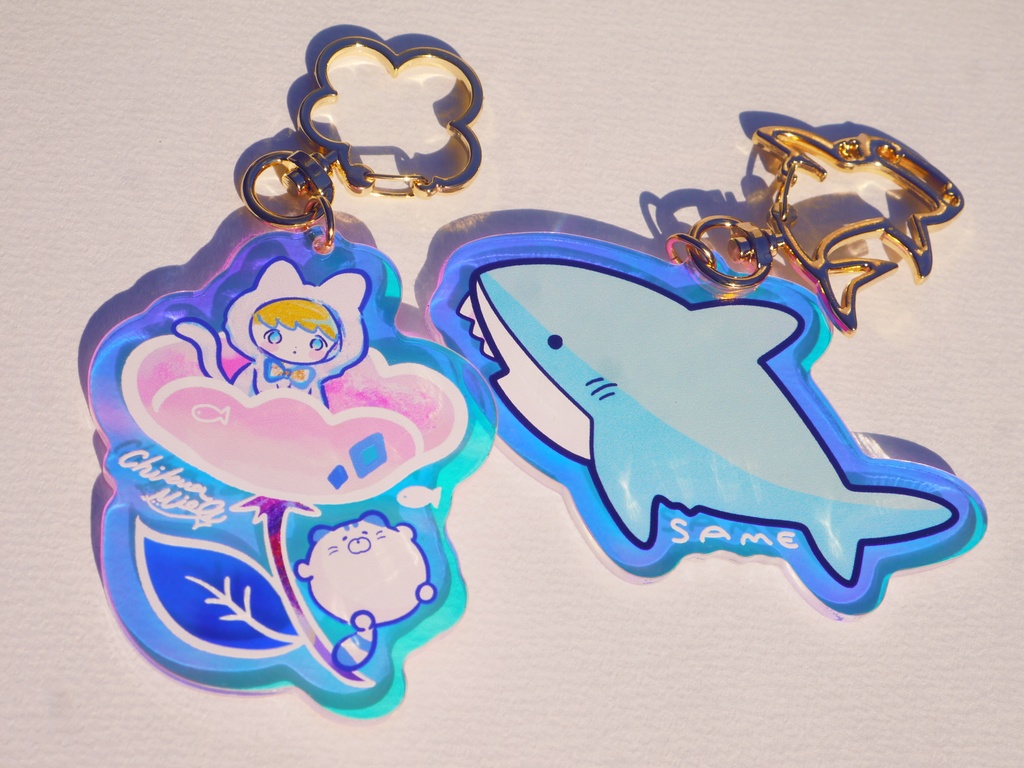 お花 ホログラムアクキー