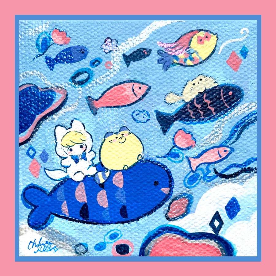 原画「こいのぼり」