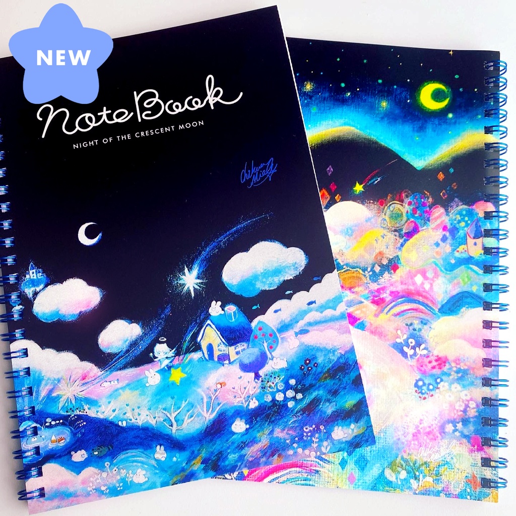 三日月の夜のリングノート