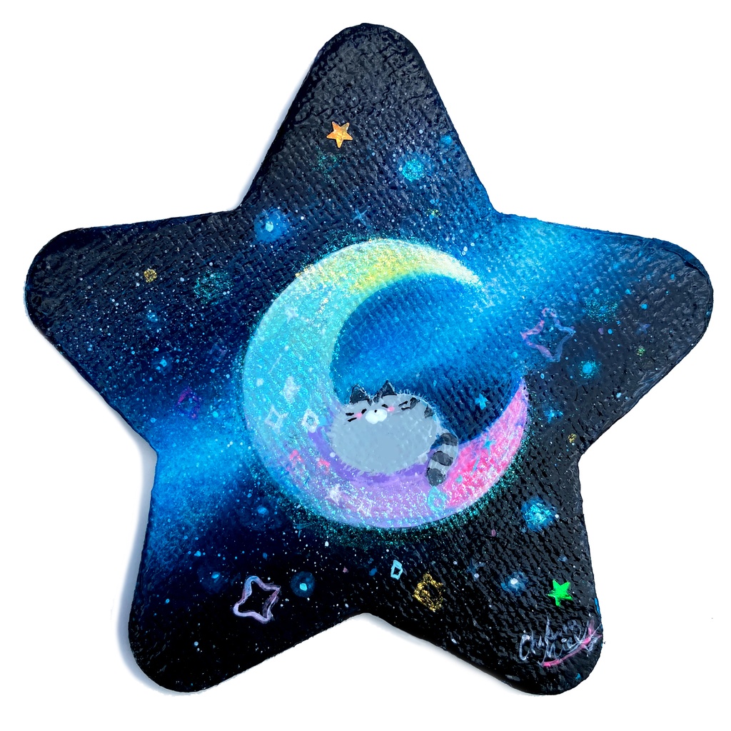 原画① 月でおやすみ