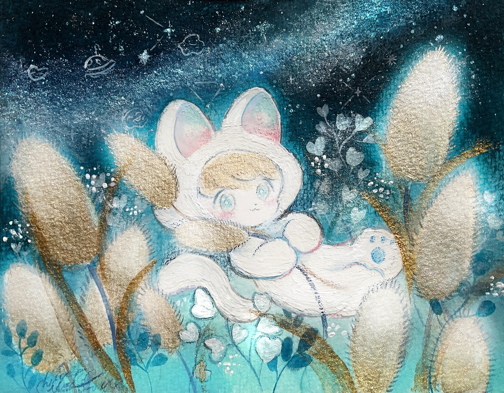 原画④ ねこじゃらし