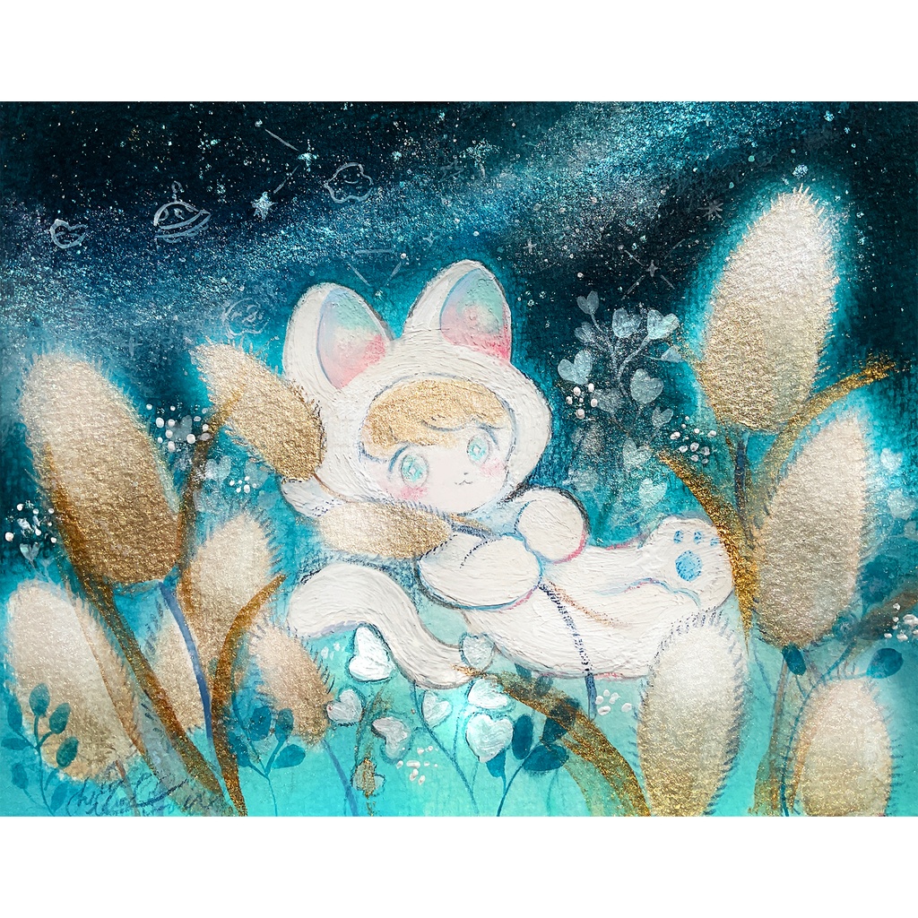 原画④ ねこじゃらし