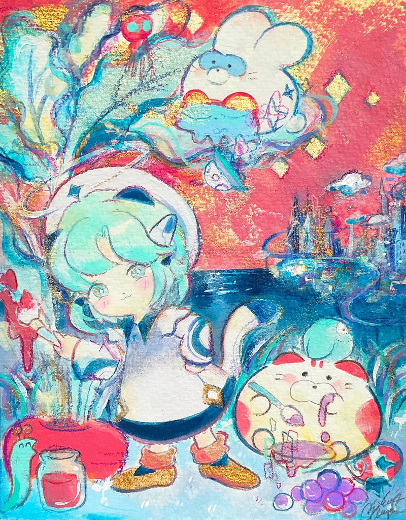 原画⑥ 懐かしい自然