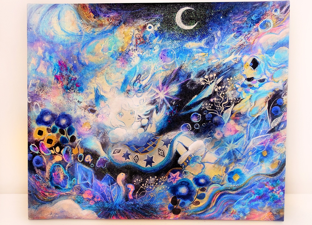 加筆複製アート③ 再構築と目覚め