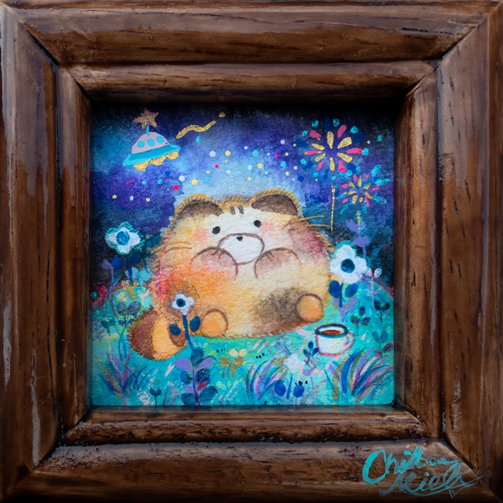 原画② 夏まつりの音