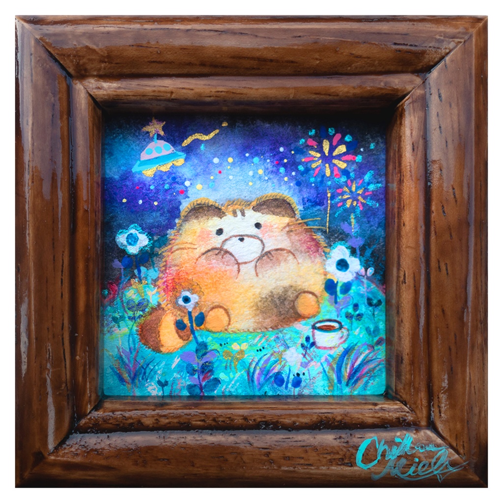 原画② 夏まつりの音