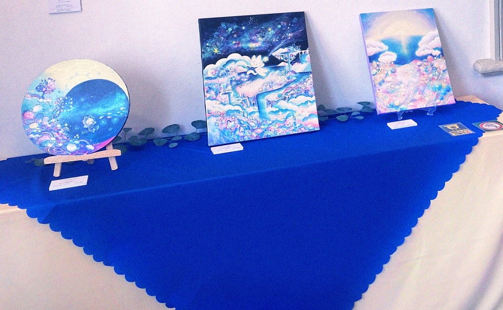 加筆複製アート② Milk Land