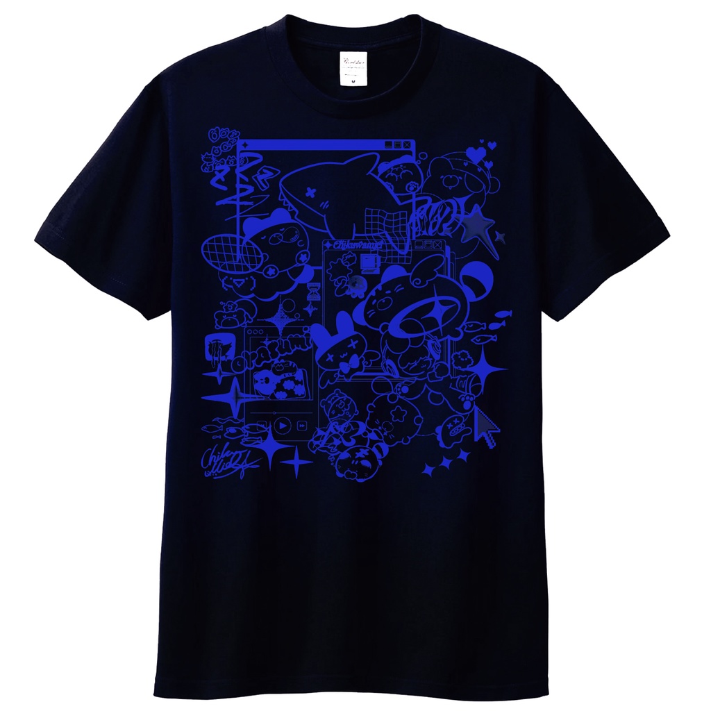 【限定】「ゆっくりおやすみTシャツ」限定ロイヤルブルー