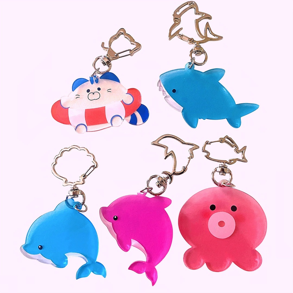 海のお友だちアクリルキーホルダー