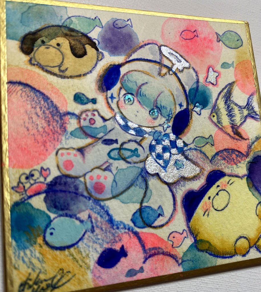 ミニ原画① そらのむこう