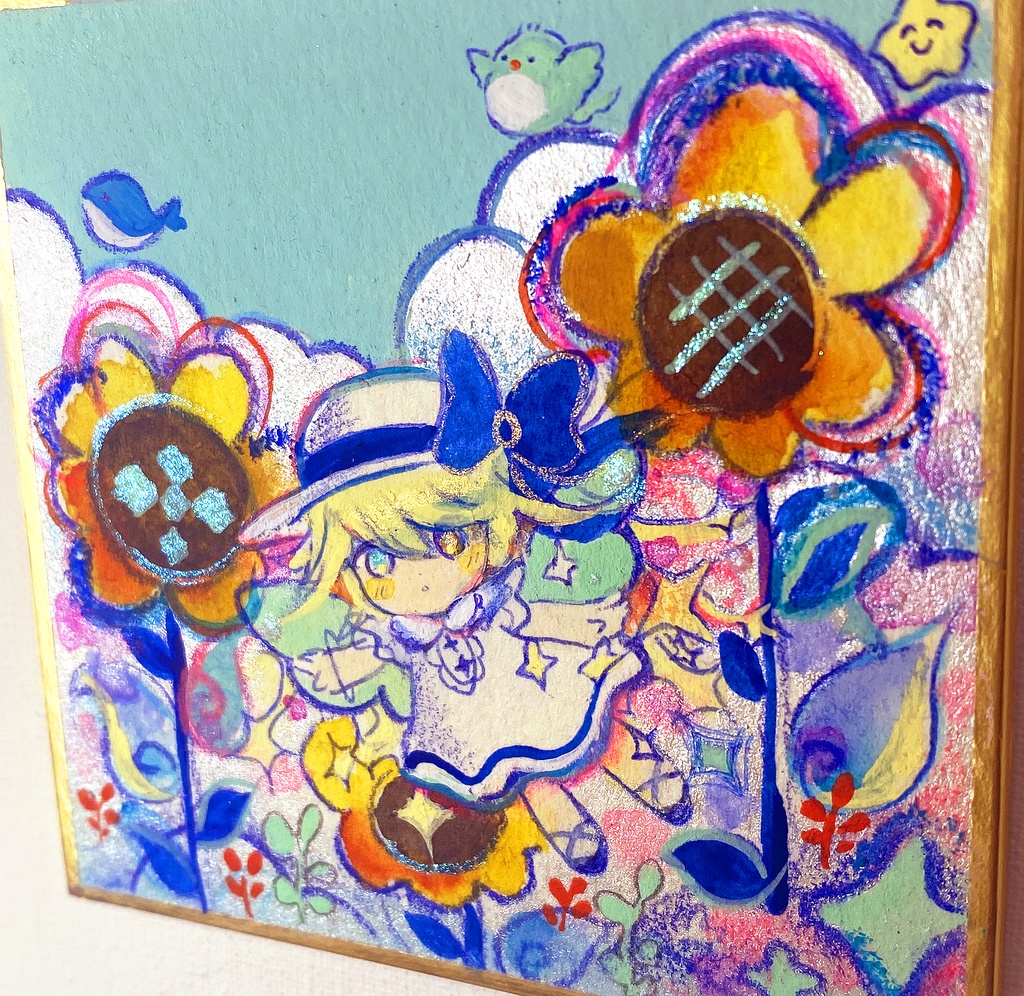 ミニ原画② ひまわり