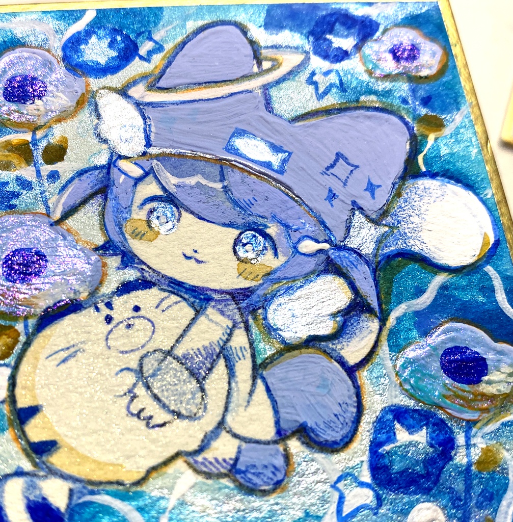 ミニ原画④ Sea Bindweed