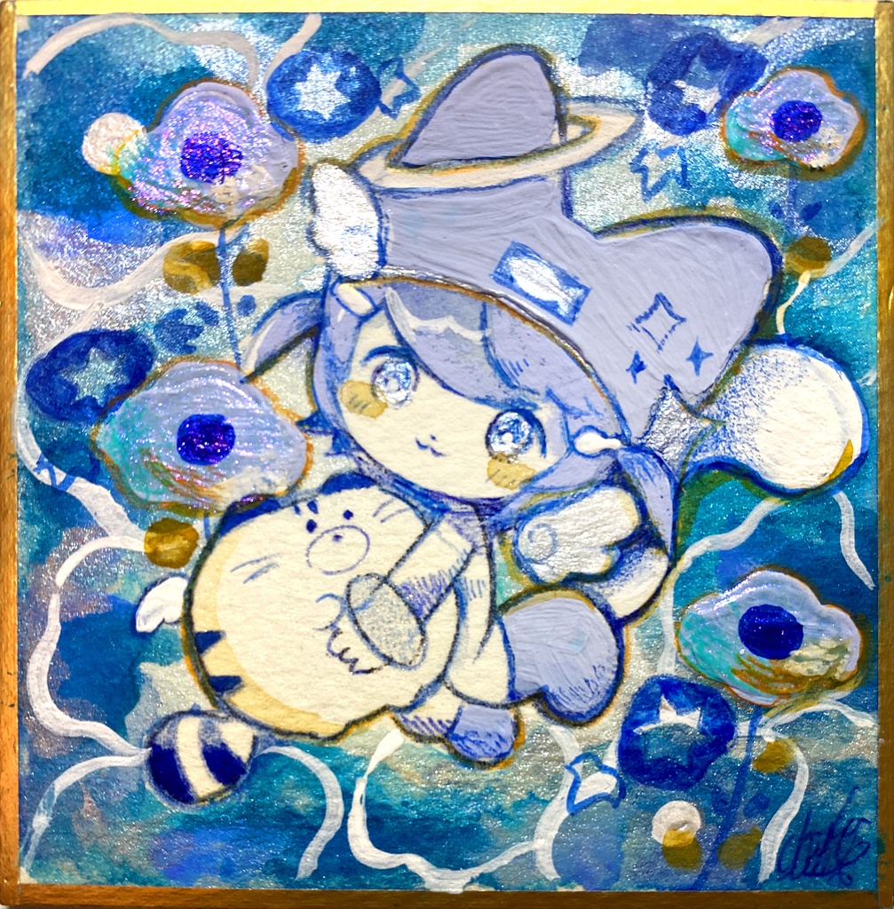 ミニ原画④ Sea Bindweed
