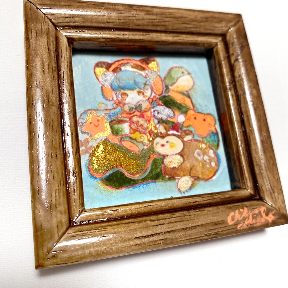 原画② くつろぎお茶タイム