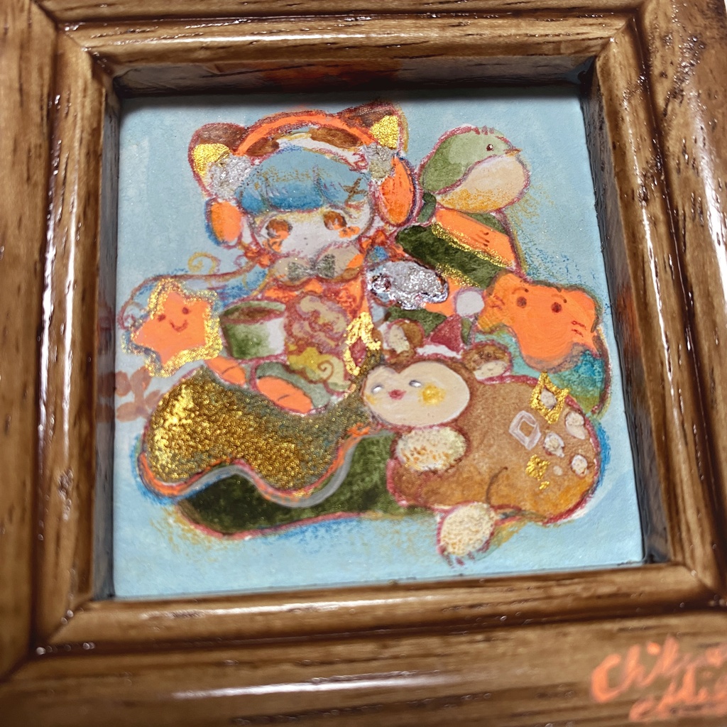 原画② くつろぎお茶タイム