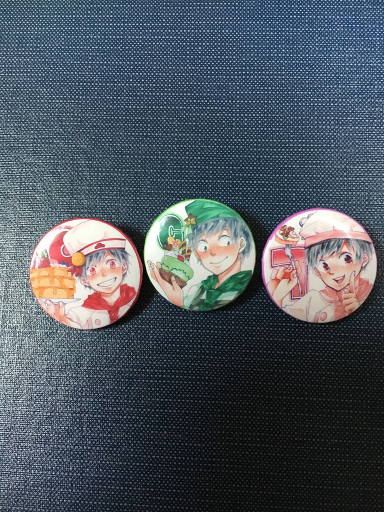 スイーツ松缶バッチ