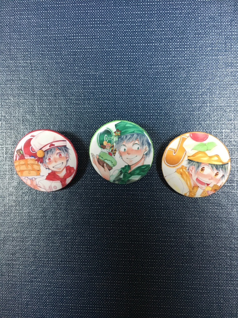 スイーツ松缶バッチ