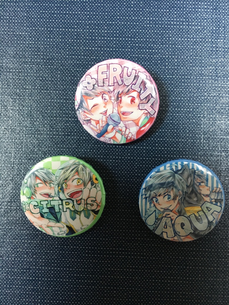 スイーツ松缶バッチ