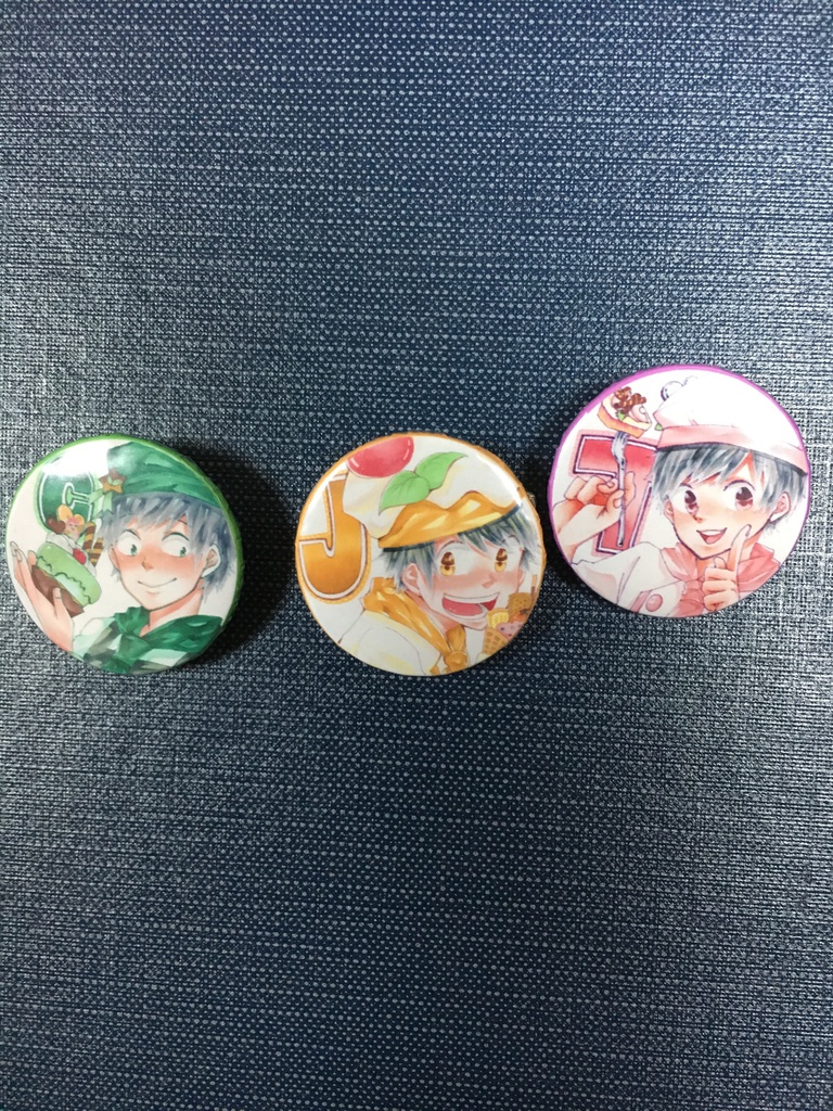 スイーツ松缶バッチ