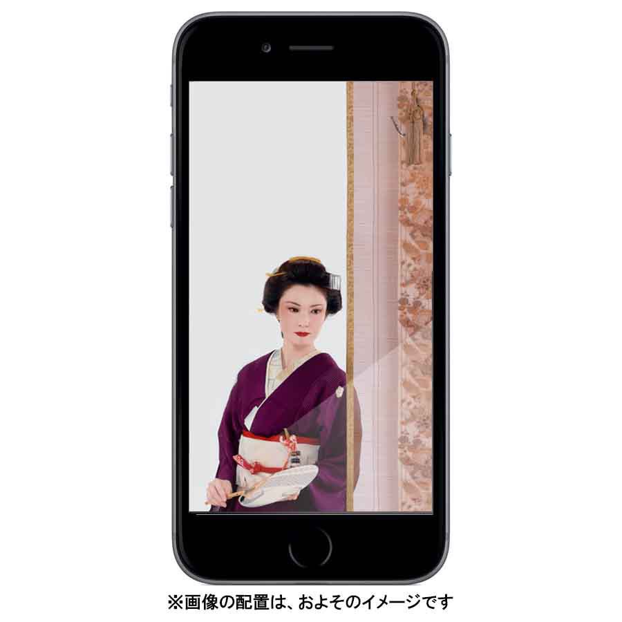 Iphone用の壁紙 紫に桔梗紋 胡蝶絵夢 Booth