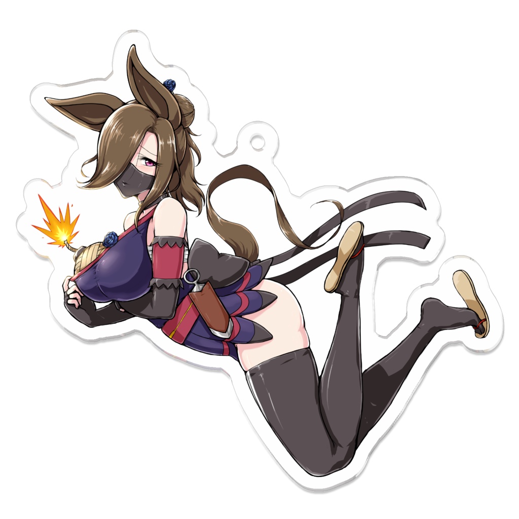 くノ一ライスちゃん アクリルキーホルダー