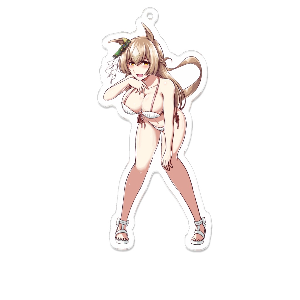 貝殻ビキニダイヤちゃん アクリルキーホルダー