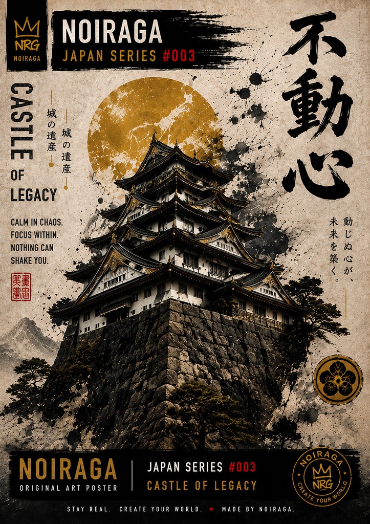CASTLE OF LEGACY|NOIRAGA JAPAN SERIES #003|A3 Digital Art Pos