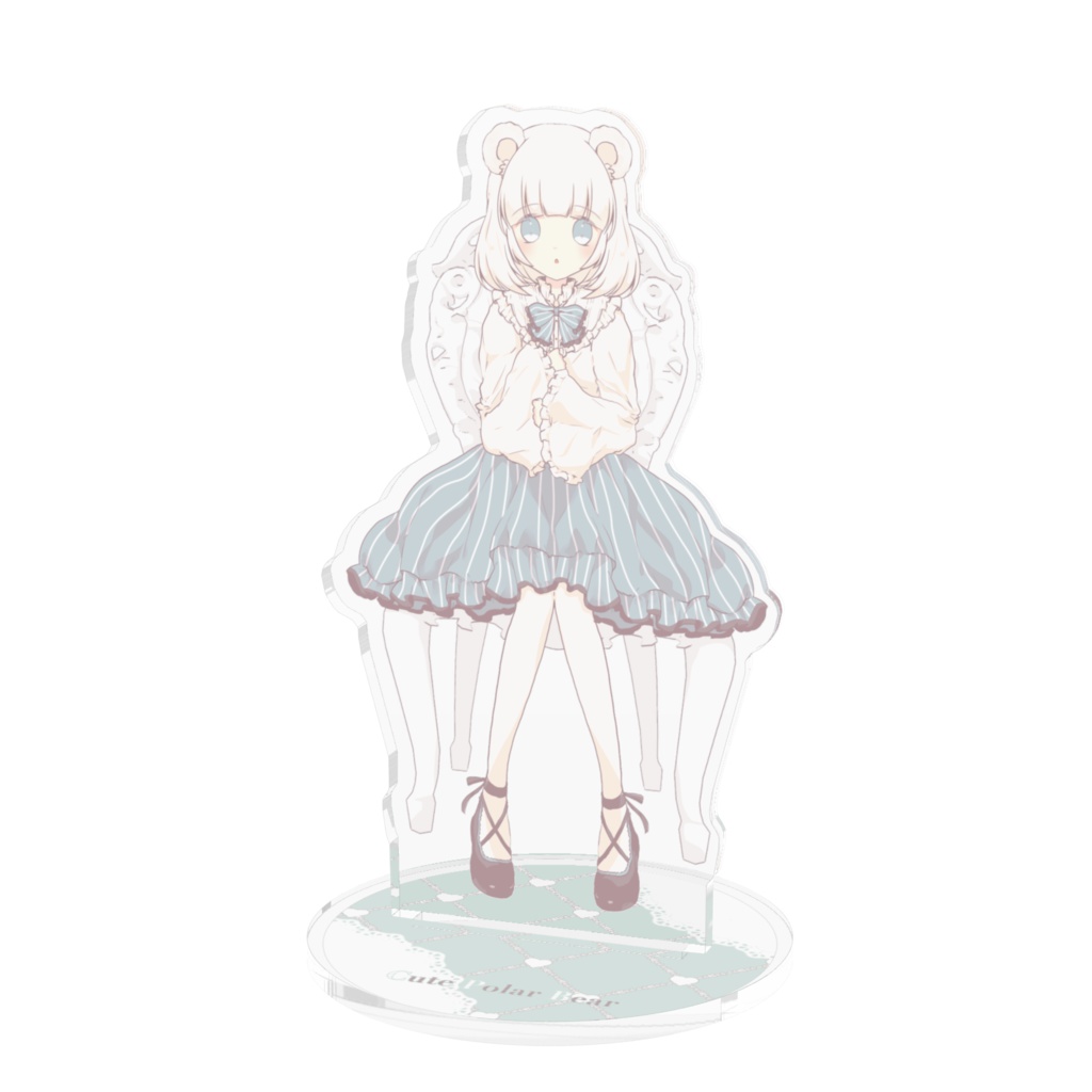 しろくまの女の子 アクリルフィギュア 3aの倉庫 Booth