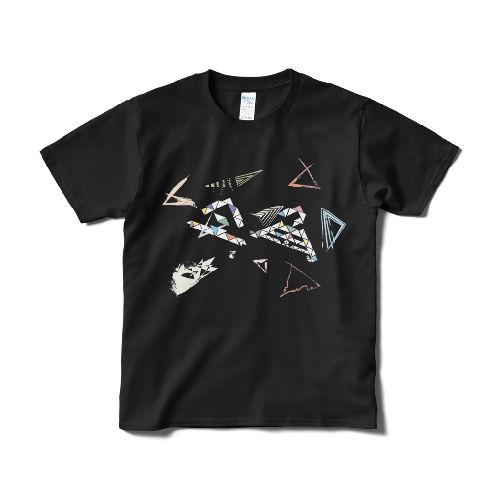 三角Tシャツ(ブラック)