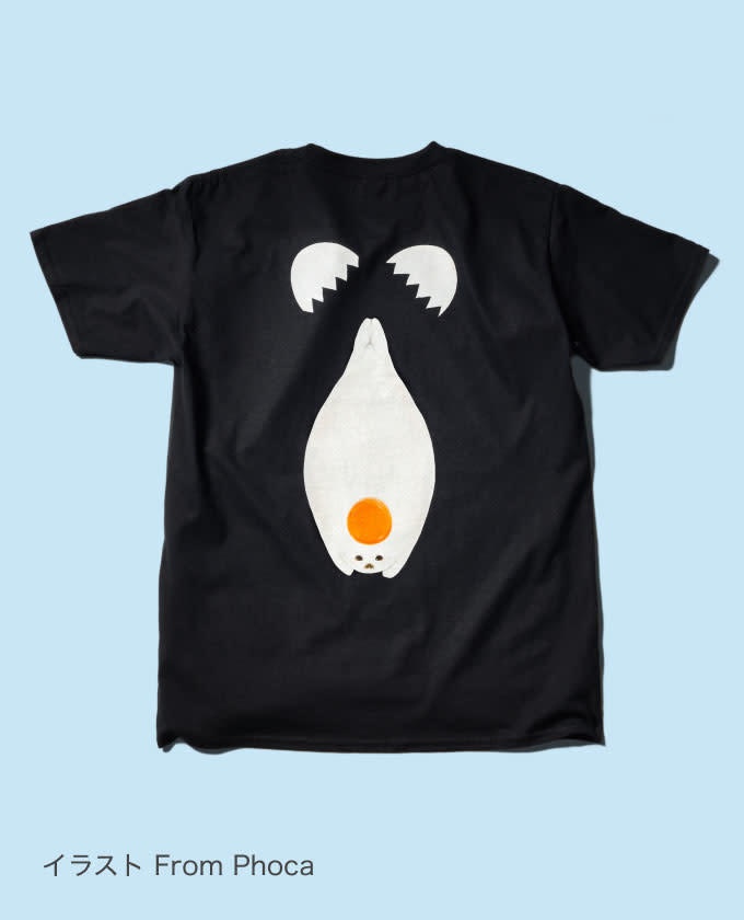 【Tシャツ】三角で作られた三角(ブラック)