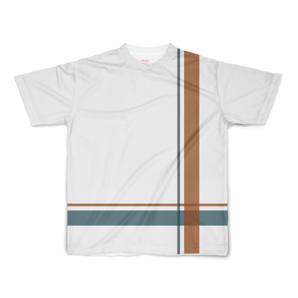 【Tシャツ】赤青チェック