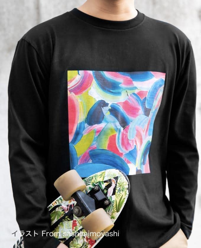 【Tシャツ】チーズが好きなねずみ(両面印刷)