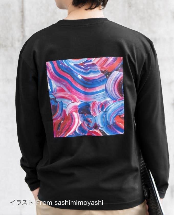 【Tシャツ】チーズが好きなねずみ(両面印刷)