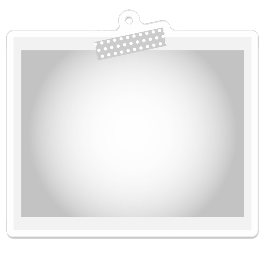 【アクリルキーホルダー】ポラロイド風