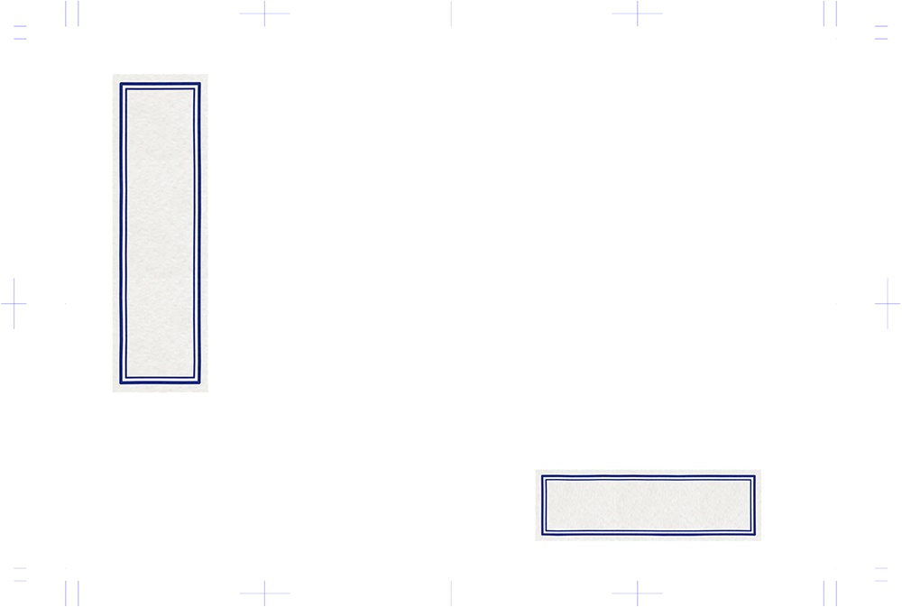 【FREE】和綴風同人誌表紙素材セット