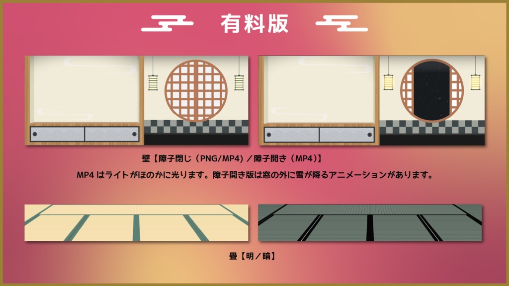【無料あり】ぽかぽかこたつの配信画面素材