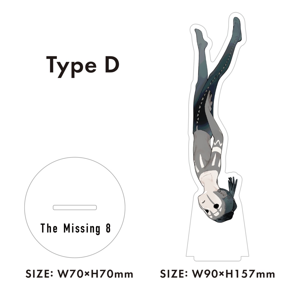 「The Missing 8」アクリルスタンド - オリジナルデザイン Acrylic Stand