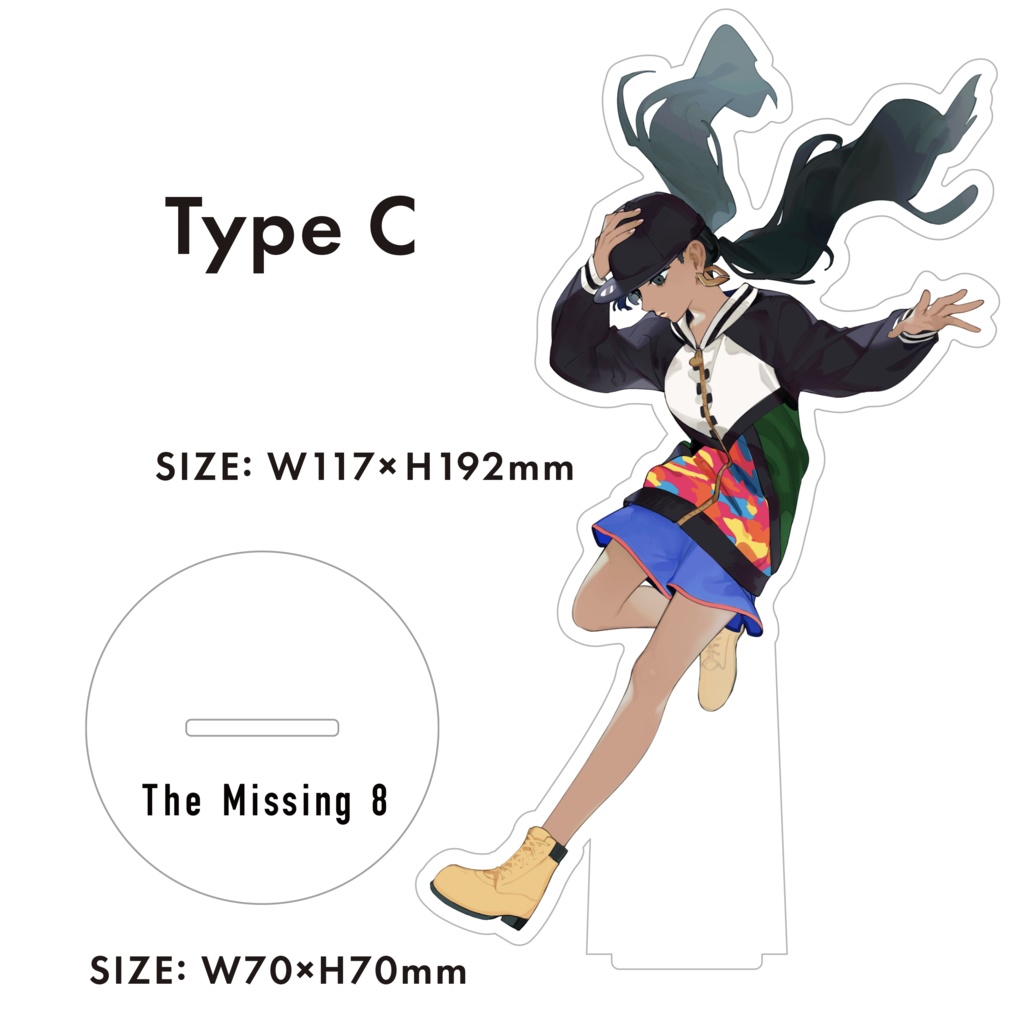 「The Missing 8」アクリルスタンド - オリジナルデザイン Acrylic Stand