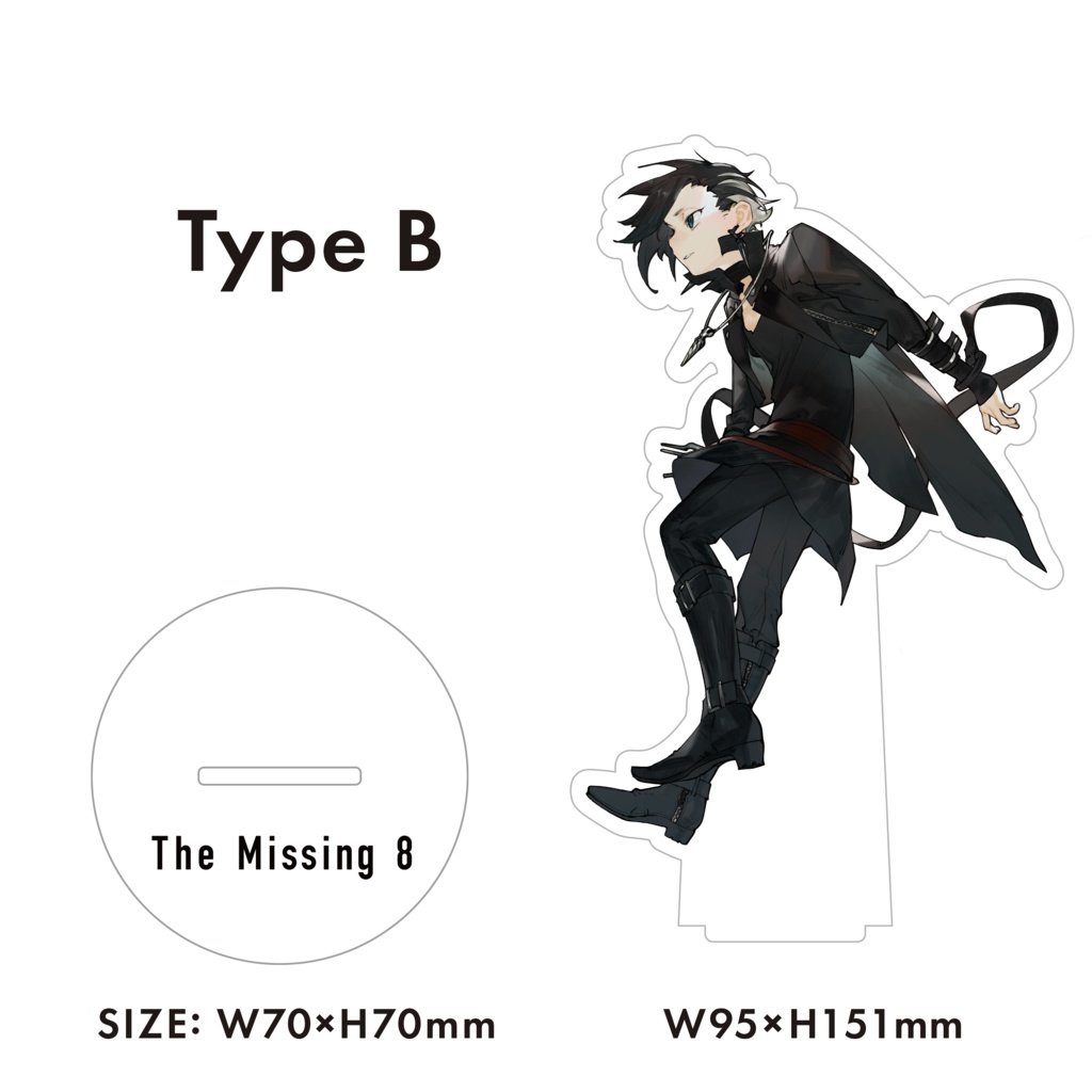 「The Missing 8」アクリルスタンド - オリジナルデザイン Acrylic Stand