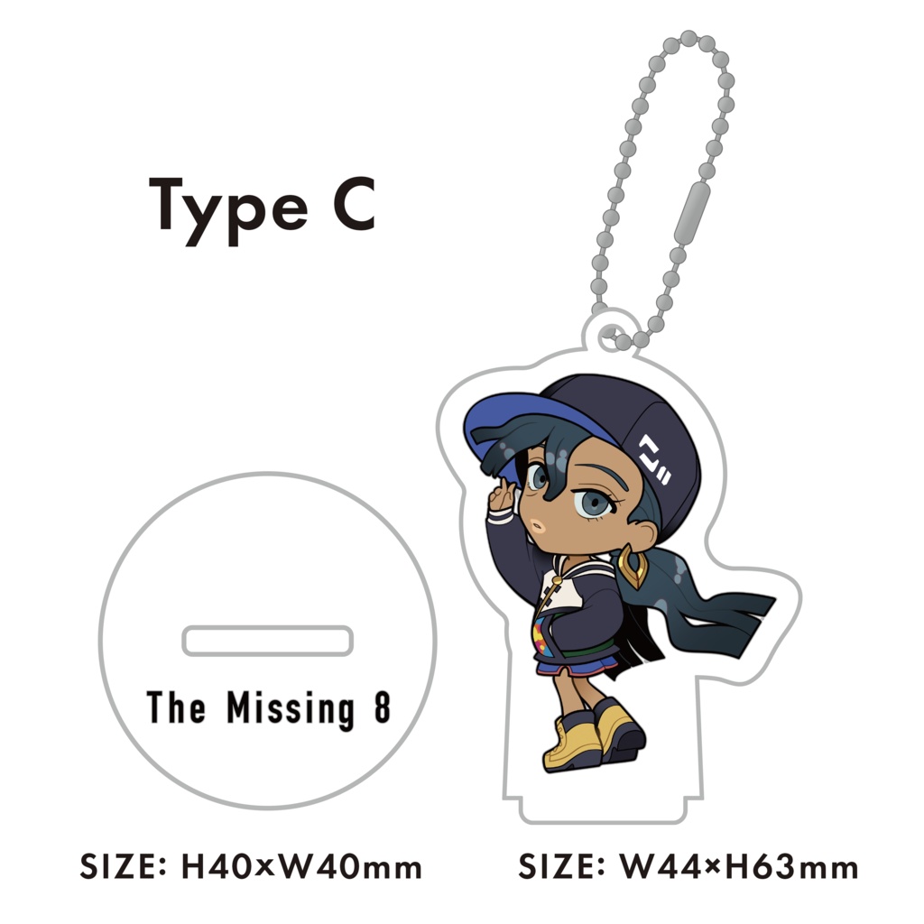 「The Missing 8」アクリルスタンド(キーホルダー) - 「FUZI」描き下ろしSDデザイン Acrylic Stand(Keychain)