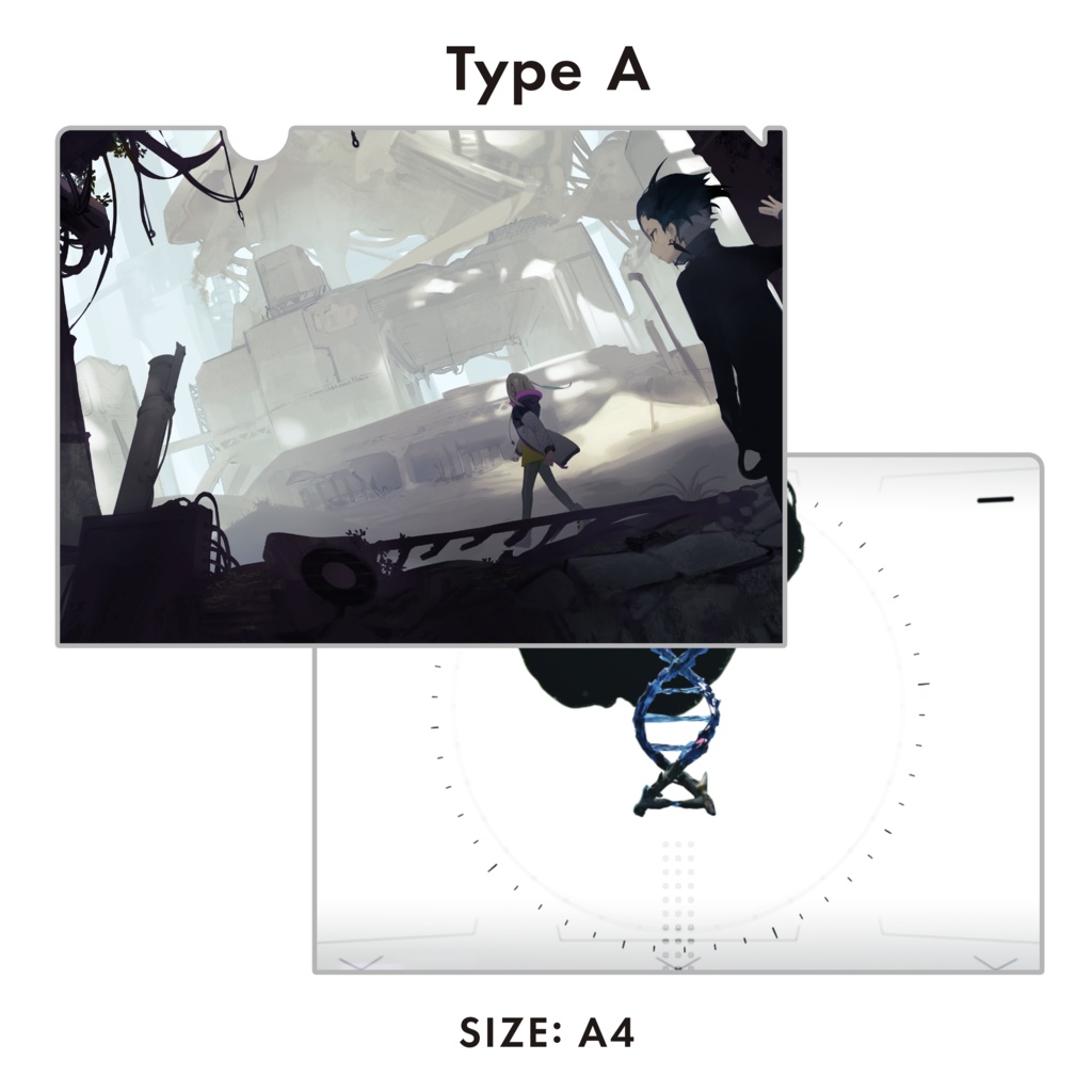 「The Missing 8」クリアファイルセット(3枚1組) Clear Document Folders (set of three)