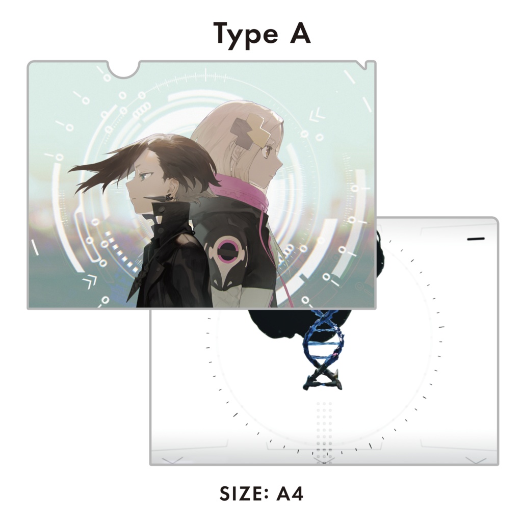 「The Missing 8」クリアファイルセット(3枚1組) Clear Document Folders (set of three)