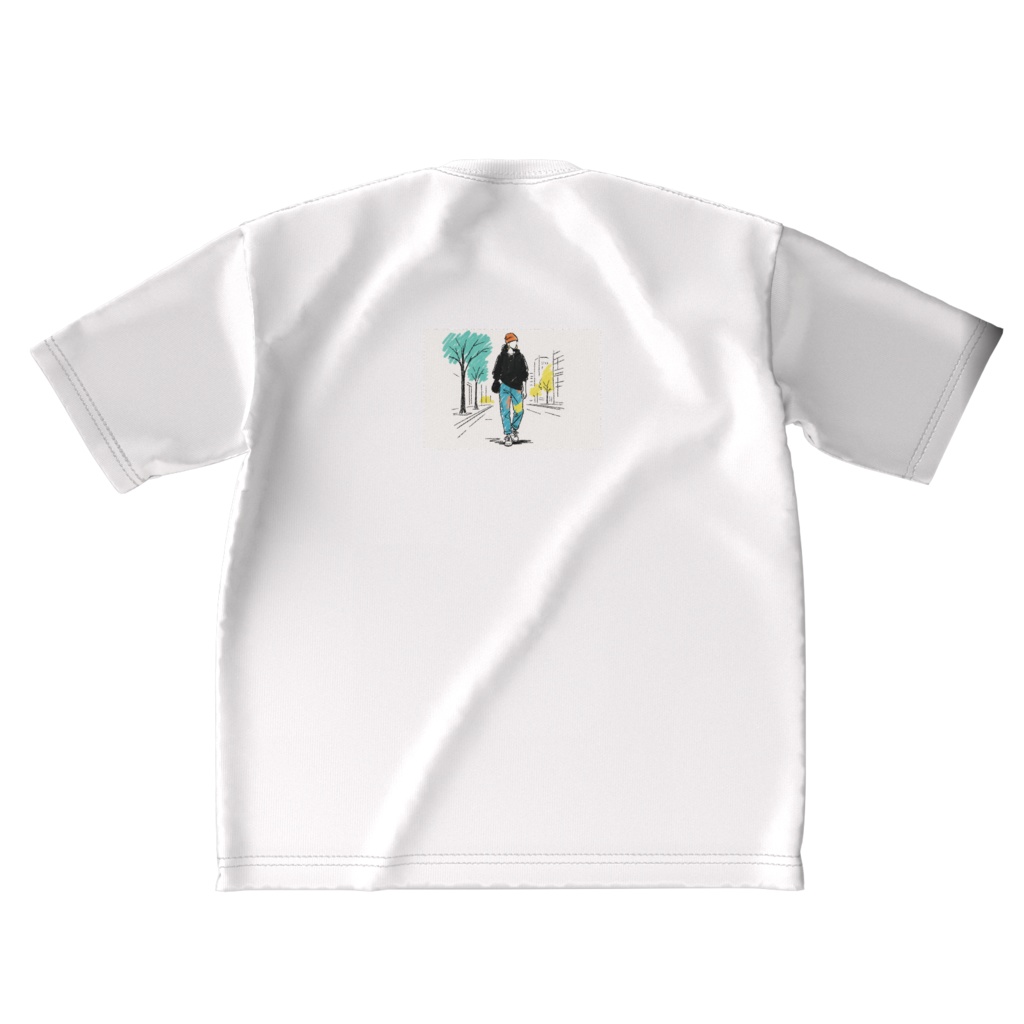 “Urban Stroll” Tee – CITY DRIP / 212