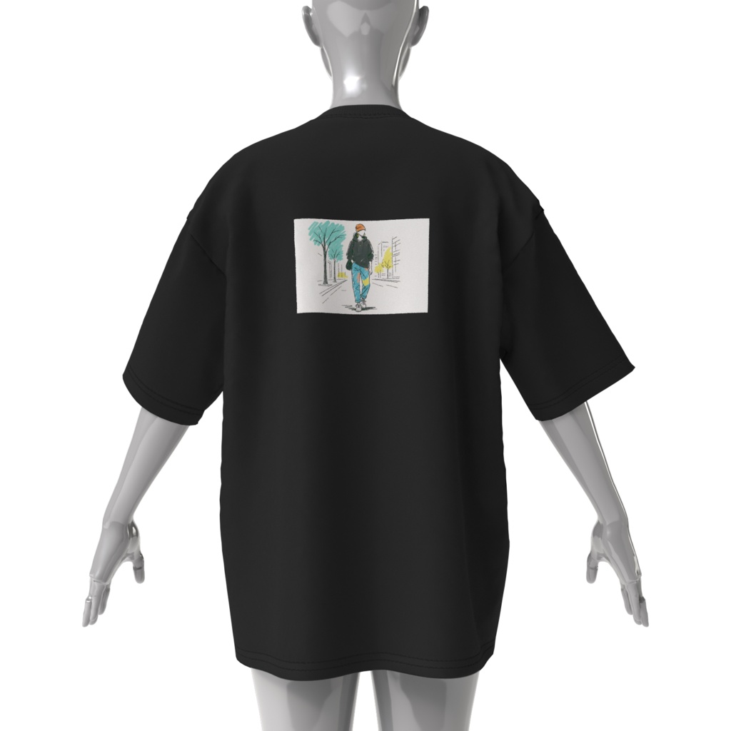 “Urban Stroll” Tee – CITY DRIP / 212