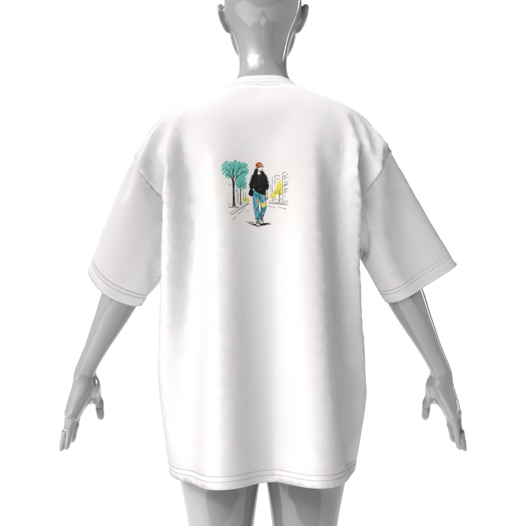 “Urban Stroll” Tee – CITY DRIP / 212