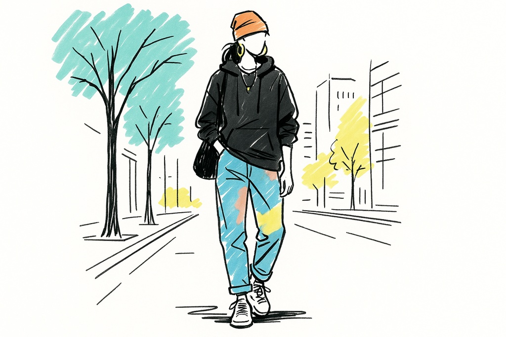 “Urban Stroll” Tee – CITY DRIP / 212