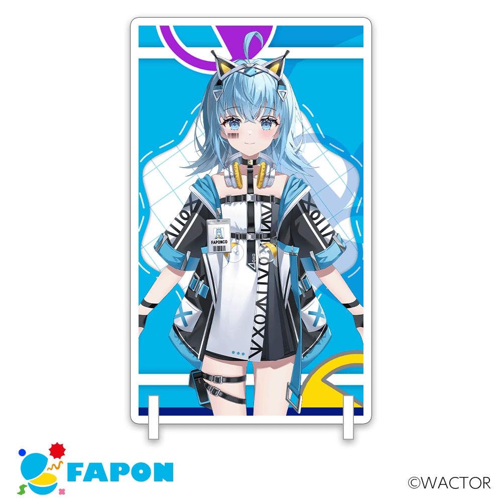 ファ・ポン子:アクリルプレート