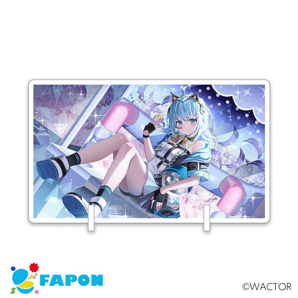 ファ・ポン子：アクリルプレート